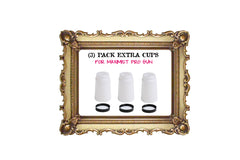PACK OF (3) 8oz CUPS W/LIDS for PRO GUN