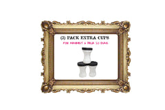 PACK OF (3) 8oz CUPS W/LIDS for MAXIMIST GUN